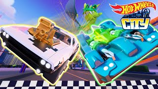 ¡Acción continua en Hot Wheels City ¡Increíbles aventuras animadas [upl. by Glen460]