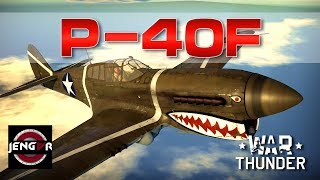 War Thunder Realistic P40F Kittyhawk Goodness [upl. by Garbers]