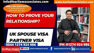 How to Prove your relationship in spouse visa Partner Visa Fiancé Visa Unmarried partner visa [upl. by Glennon]