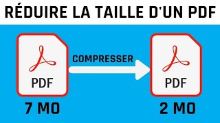 comment réduire la taille dun PDF comment compresser un PDF [upl. by Naols]