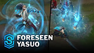 Foreseen Yasuo Skin Spotlight  PreRelease  PBE Preview  League of Legends [upl. by Ynnor346]