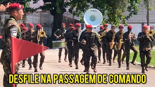 Desfile do 20º Batalhão Logístico da Brigada Paraquedista na Passagem de Comando 🦅 [upl. by Tabib]