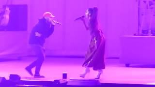 HD Ariana Grande  With MAC MILLER Her exBoyfriend on stage PARIS Dangerous Woman Tour  JUNE 2017 [upl. by Noraa]