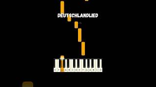 Deutschlandlied 🇩🇪 German National Anthem 🇩🇪 EASY Beginner Piano Tutorial [upl. by Tolley]