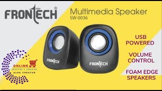 Frontech Multimedia Speaker SW0036 UNBOXING amp REVIEW [upl. by Bradway926]