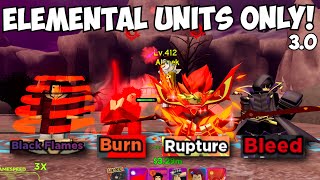 New Buffed Elemental Units TOAST Infinite Mode  ASTD SOLO Challenge [upl. by Tannie]