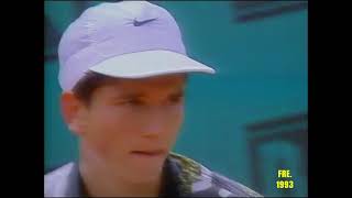 Jim Courier v Richard Krajicek French Open 1993 [upl. by Aslam]