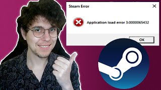 How To Fix Steam Application Load Error [upl. by Aurora]