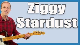 Ziggy Stardust Guitar Lesson David Bowie [upl. by Kiraa670]