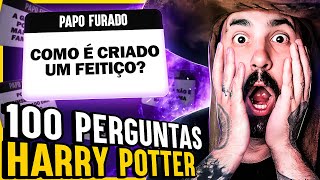 RESPONDENDO 100 PERGUNTAS SOBRE HARRY POTTER  SUPER PAPO FURADO 2 [upl. by Weinberg]