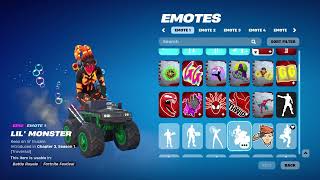 all of my emotes in Fortnite  sprays and emojis [upl. by Lissi]