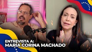 MARIA CORINA SOBRE VENEZUELA “NO VAMOS A DEJAR LAS CALLES” [upl. by Yllet797]