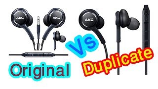 Samsung AKG Earphone Original vs Duplicate Quality  Best Quality Headphone Bangla Review [upl. by Eduj]