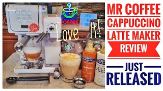 Mr Coffee OneTouch Coffeehouse Espresso Cappuccino Latte Maker Review I LOVE IT [upl. by Ohs]