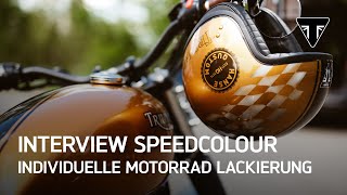 Individuelle Motorrad Lackierung in Hamburg  Interview mit Speedcolour [upl. by Palgrave]