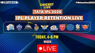 🔴 Live IPL Retention 2025 Live  IPL 2025 Retention Live Streaming  IPL Retention 2025 [upl. by Renato]