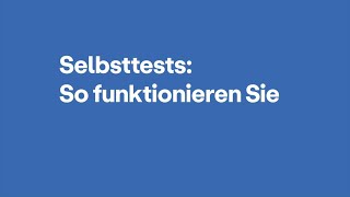 So funktionieren CoronaSelbsttests für zu Hause [upl. by Apicella]