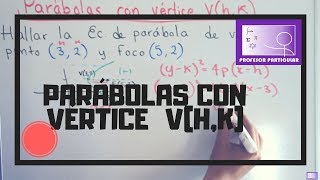 Ecuación de la Parábola  parábolas con vértice Vhk  Geometría Analítica [upl. by Aiciles]