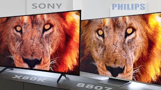 Sony X80K VS Philips PUS8807 [upl. by Latyrc635]