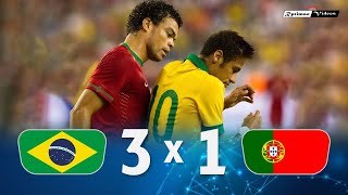 Brasil 3 x 1 Portugal ● 2013 Friendly Extended Goals amp Highlights HD [upl. by Thirza210]