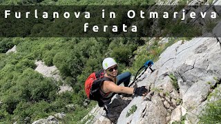 Furlanova in Otmarjeva ferata na Gradiško Turo  Tadeja Travels [upl. by Vena402]