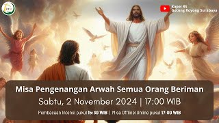 Misa Nuansa Karismatik bersama BPK  PDPKK Domus Gloriae  📅 Sabtu 2 November 2024  🕔1700 [upl. by Maller378]