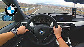 BMW 320d E90 163HP  POV Test Drive 60FPS [upl. by Killoran402]