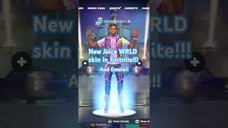 New Juice WRLD skin in Fortnite [upl. by Nanine]