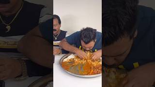 4KG MUTTON ROGAN JOSH RICE EATING CHALLENGE😱 BROTHER vs BROTHER🔥 shorts eating foodie [upl. by Keeryt]