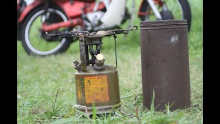 お漏らしコンビでGO！ ～ホンダCT110＆英軍用ハーロック～HONDA CT110＆British military stove Hurlock [upl. by Jennifer]