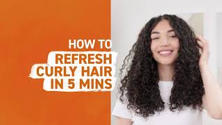 How to Refresh Curls in Under 5 Minutes  Curlsmith [upl. by Elyrrad]