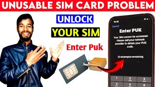 unlock your sim card  airtel puk code unlock  how to unlock sim card  how to unlock puk code [upl. by Icam]