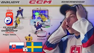 MS v hokeji 2024  Slovensko  Švédsko NHL 24 [upl. by Rosalynd]