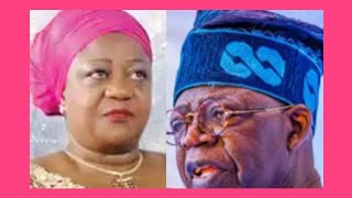 LAURETTA ONOCHIE RESPONSE TO TINUBU THAT HE HAS GIVEN GOV MONEY TO SPEND NOT ON THE PEOPLEFOR NOT [upl. by Rettig]