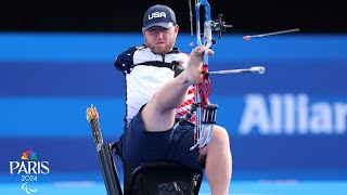 Iowas Armless Archer celebrates Paralympic gold with family in Paris [upl. by Ellard]