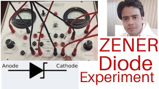 Zener diode experiment class 12  Zenerdiode  IV graph for zener diode  RK TOMAR [upl. by Bartholemy]