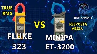 Alicate Amperímetro  Fluke 323 vs Minipa ET3200  True RMS vs Resposta Média [upl. by Aindrea]