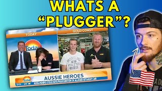 American Reacts to Most Aussie guys ever foil robbery despite a busted plugger [upl. by Basilio564]