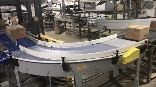 Custom Plastic Belt Curve Conveyor [upl. by Aneres]