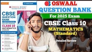 Oswaal CBSE Question Bank Class 10 Maths Standard 202425  Oswaal Question Bank Class 10 Review [upl. by Tome877]