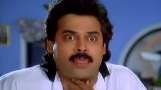 Intlo Illalu Vantintlo Priyuralu Comedy Scenes  Soundarya trying to convince Venkatesh [upl. by Llecrup889]