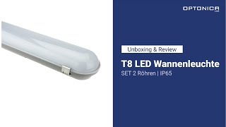 T8 LED Feuchtraum  Wannenleuchte SET 2 Röhren mit Lukas Bahmer [upl. by Alur169]