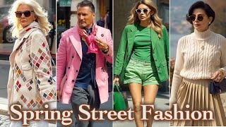 🇮🇹 Milan Street Fashion Spring Fashion Trends How people dress in April 2024 Italian Fashion VLOG [upl. by Neenad]