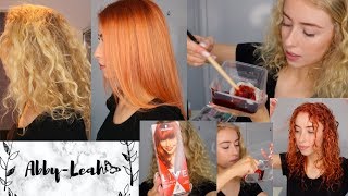 BLONDIE GOES RED  Schwarzkopf Live Colour RED EMBERS Hair Dye [upl. by Retse]