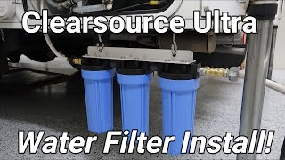 Clearsource Ultra RV Water Filter System Install [upl. by Nannette]