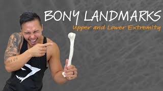 Bony Landmarks of the Body Palpation [upl. by Noswad]