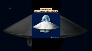 How to Contact Aliens PolyMan Crashes Alien Romance 🚀👽💔 shorts animation funny [upl. by Folsom]