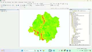 Urban Heat Island UHI calculation in ArcGIS [upl. by Virgina]