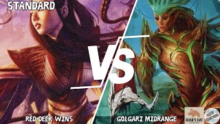 Red Deck Wins VS Golgari Midrange MTG Standard [upl. by Ganiats]