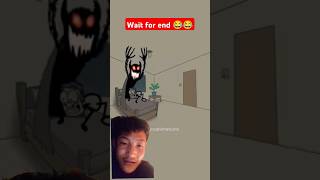 Afraid of darkness and ghost 👻😂😁😂 funny Animated short 🤣🤣 [upl. by Jarvey937]